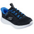 Zapatillas Skechers Go Run 400 V2 - Turbo - Brisk Negro/Azul Niño