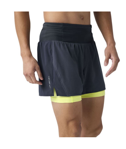 Calça de Running Brooks High Point 5" 2-In-1 2.0 Homem Azul