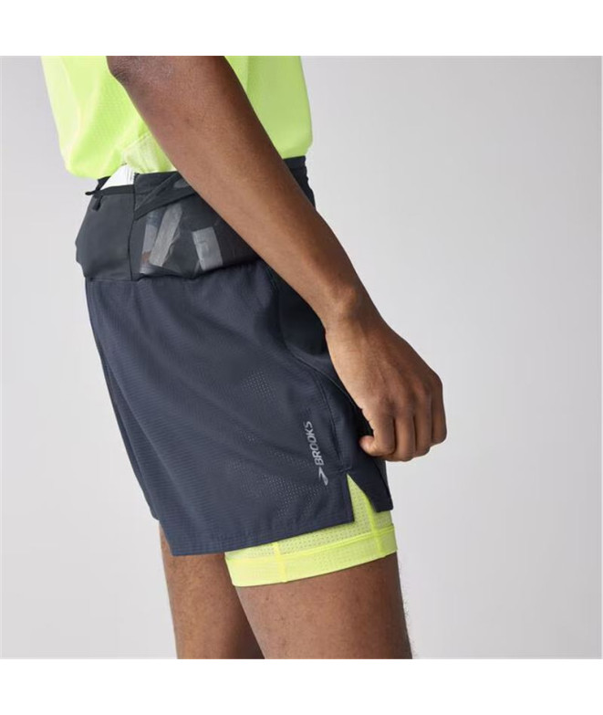 Calça de Running Brooks High Point 5" 2-In-1...