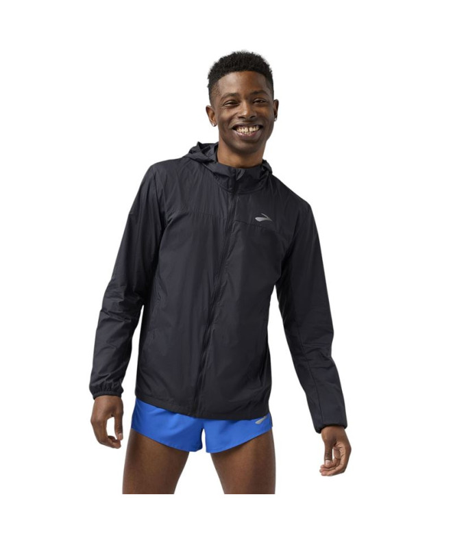 Veste de Running Brooks Canopy Packable Homme Noir