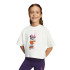 Camiseta adidas Lg Dy Mi Infantil Branco