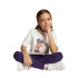 Camiseta adidas Lg Dy Mi Infantil Branco