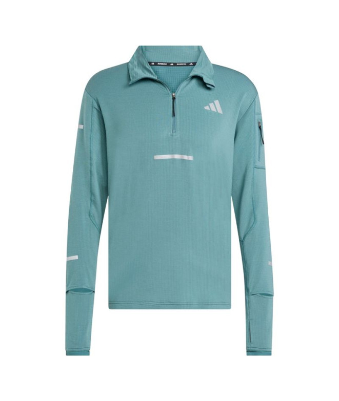 Chemise de Running adidas Adi365 Warmhz Homme Bleu