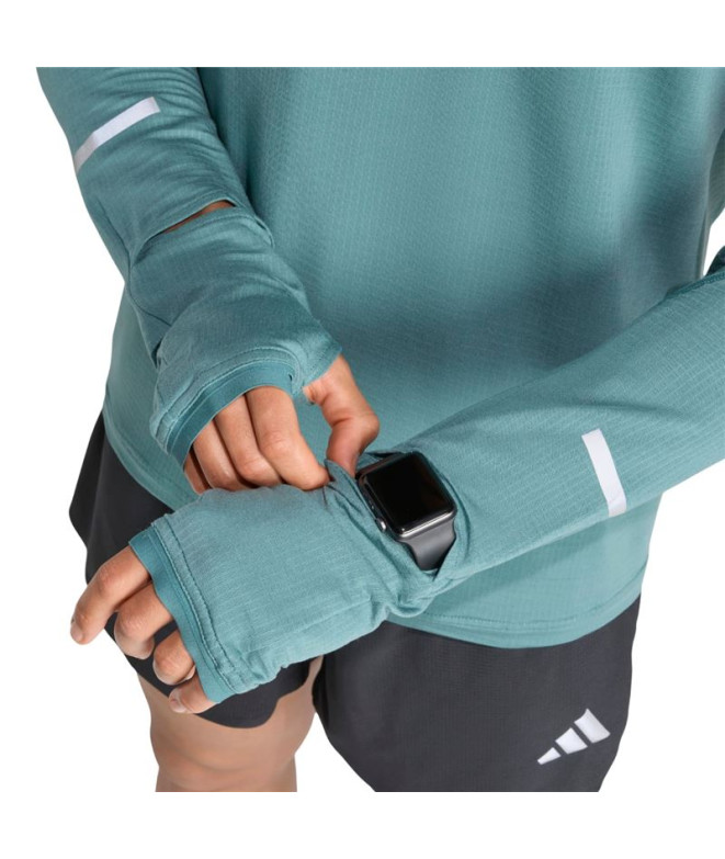 Camisa de Running adidas Adi365 Warmhz Homem Azul