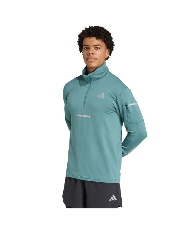 Camisa de Running adidas Adi365 Warmhz Homem Azul