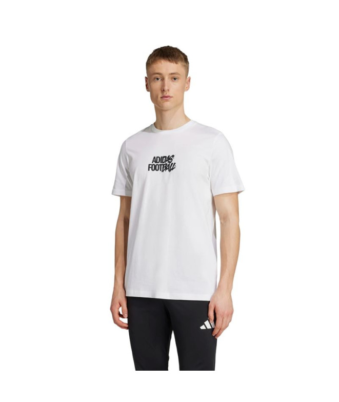 Camiseta de Futebol adidas Tango Hstr Homem Branco