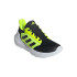 Sapatilhas adidas Tensaur Run 3.0 Infantil Preto / Preto / Limluc