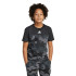 Camiseta adidas Camo Infantil Preto/Branco