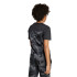Camiseta adidas Camo Infantil Preto/Branco