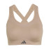 Sutiã esportivo de Fitness adidas Tlrdim Hs Bra Mulher Marrom