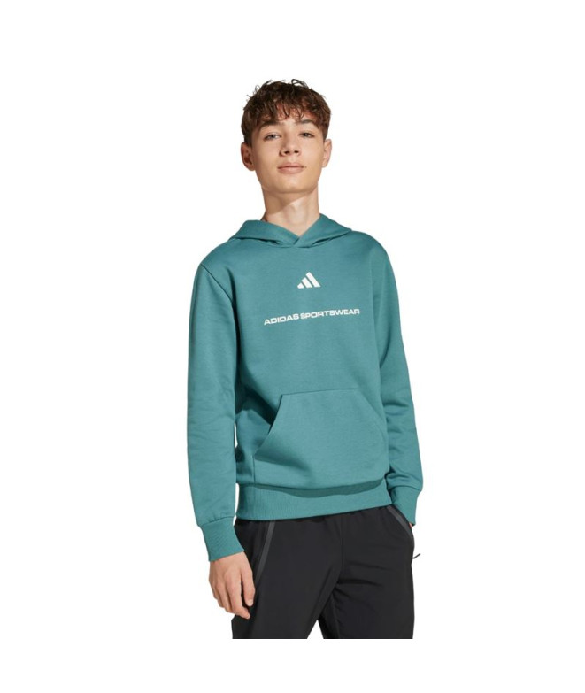 Sudadera adidas Fl Hd Niño Azul