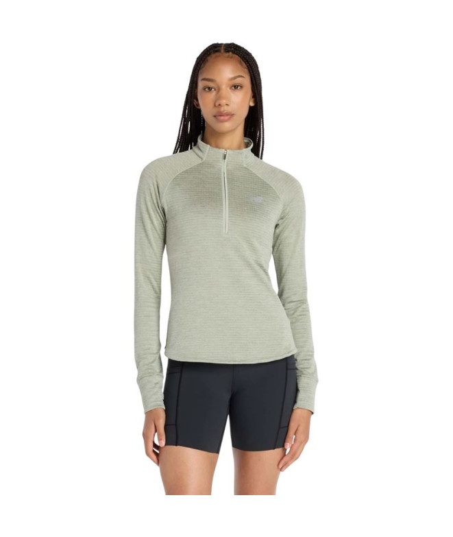 Moletom New Balance Athletics Heat Grid 1/2 Zip...