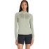 Moletom New Balance Athletics Heat Grid 1/2 Zip Mulher Gsh