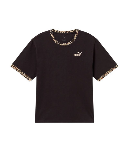 T-shirt Puma Ess Graphic Animal R Noir Le Femme