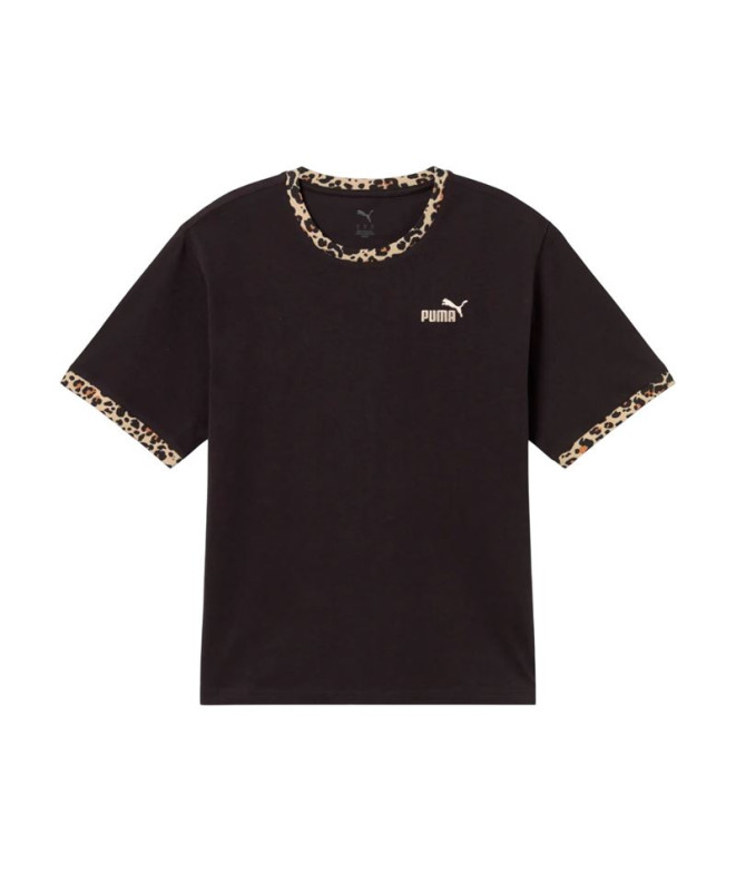 Camiseta Puma Ess Graphic Animal R Black Le Mulher