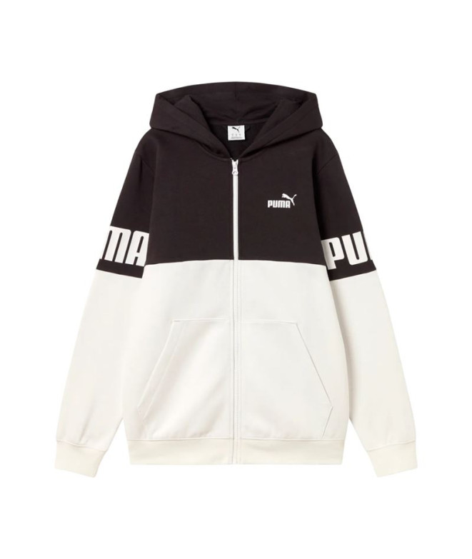 Moletom Puma Power Colorbloc White Homem