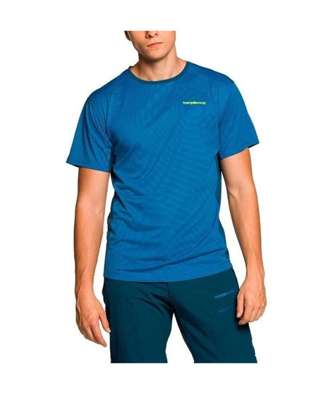 T-shirt Trangoworld Ritsem Homme Bleu/Bleu Foncé