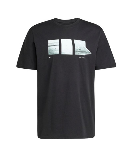 Camiseta adidas Lens Tennis Homem Preto