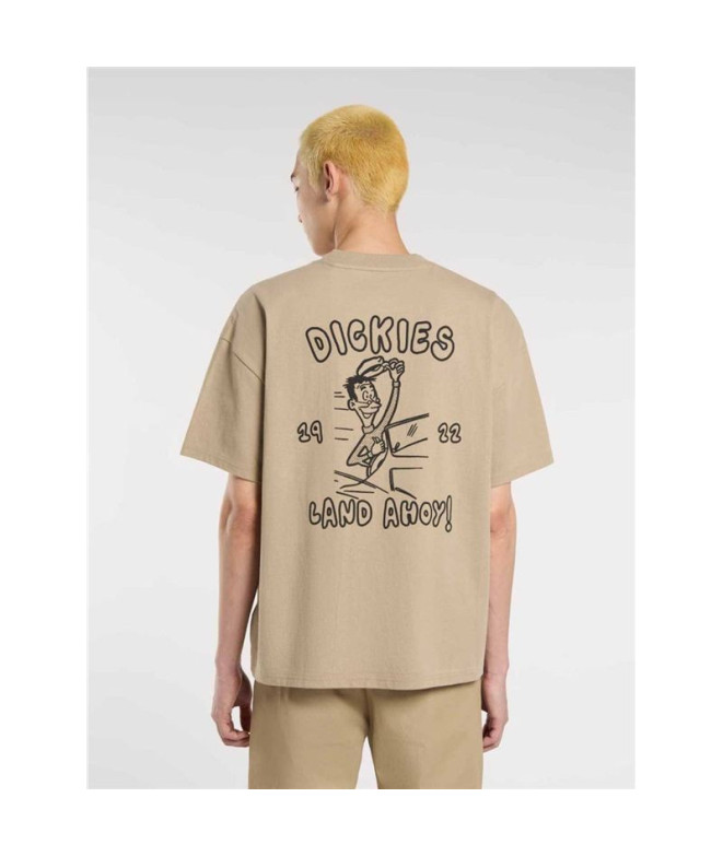 Camiseta Dickies Decartuville Ss Desert Sand Homem