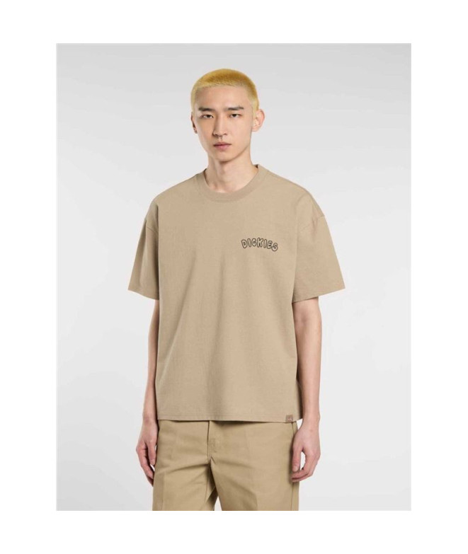 Camiseta Dickies Decartuville Ss Desert Sand Homem
