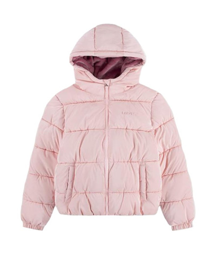 Veste Levis Doudoune Brillante Hvwt Fille Rose