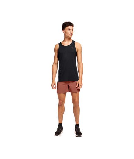 Camiseta de Running On Performance Tank Homem Preto |...