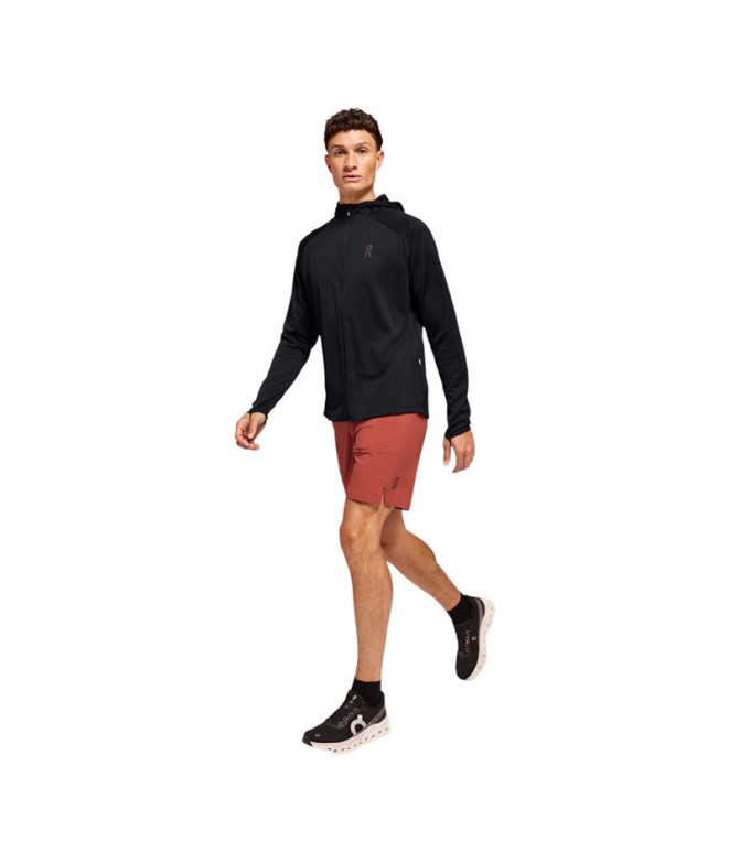 Veste de Running On Climate Zip Hoodie Homme Noir