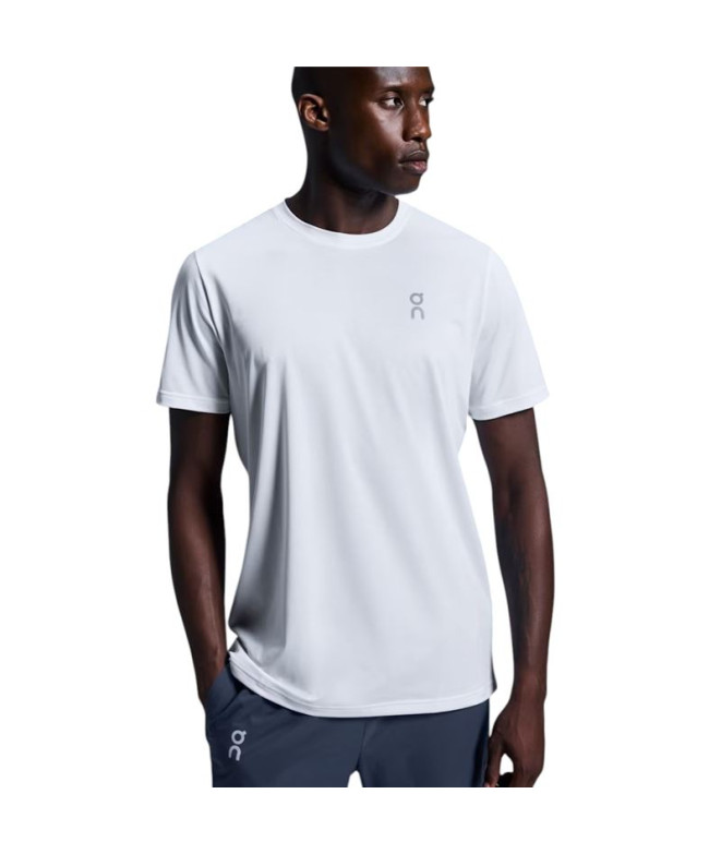 Camiseta de Running On Core-T Hombre Blanco