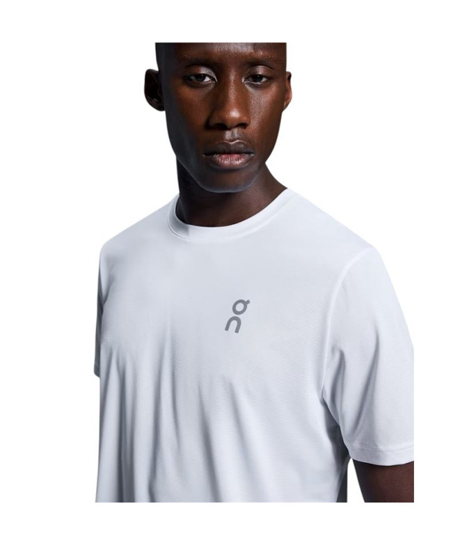 Camiseta de Running On Core-T Hombre Blanco