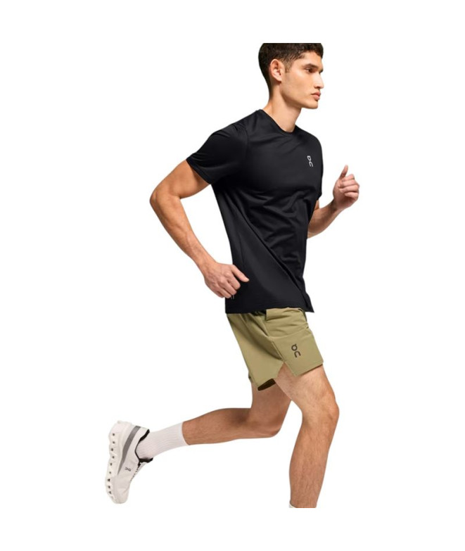 Camiseta de Running On Core-T Homem Preto