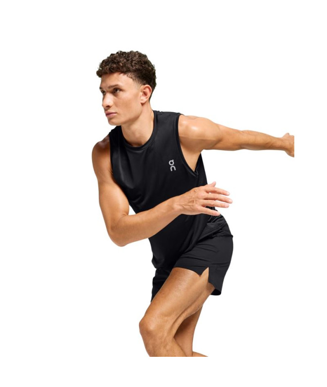 T-shirt de Running On Core Tank Homme Noir