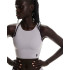 T-shirt de Running On Core 2-In-1 Crop Femme Lila