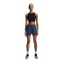 Camiseta de Running On Running Core 2-em-1 Crop Mulher Preto