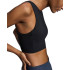 T-shirt de Running On Running Core 2-en-1 Crop Femme Noir