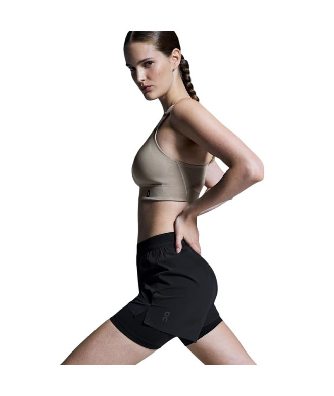 Calça curto de Running On 3" Performance 2/1...