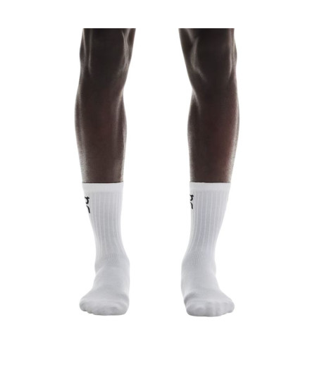 Meias On Running Logo Sock High 3P Branco