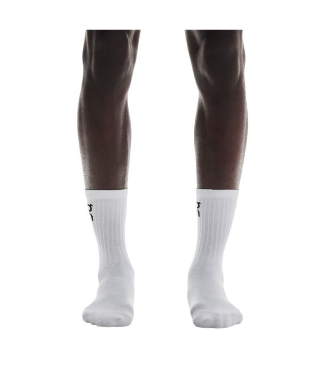 Chaussettes On Running Logo Sock High 3P Blanc