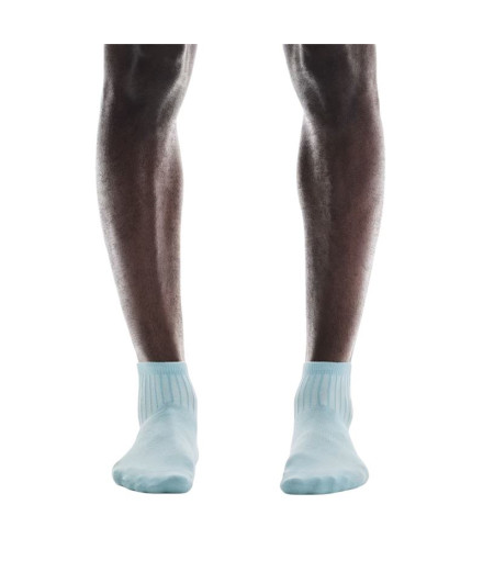 Meias On Running Logo Sock Mid 3P Azul