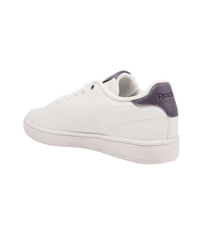 Zaptillas Reebok Court Clean Branco/Branco/Roxo