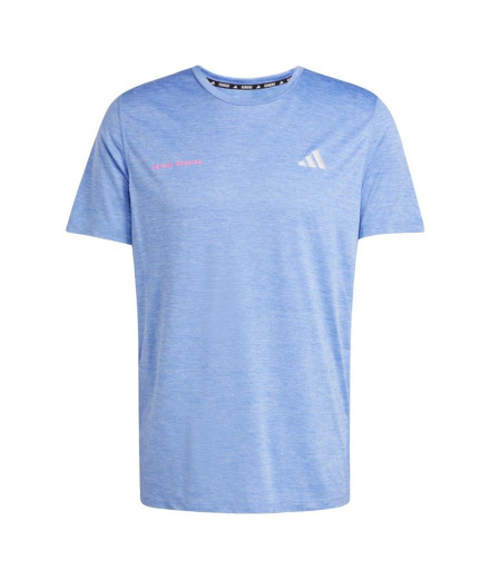 Camisa de Running adidas Otr Mel Tee Homem Azul