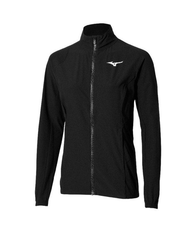 Veste de Tennis Mizuno Frontier Shadow Femme Noir