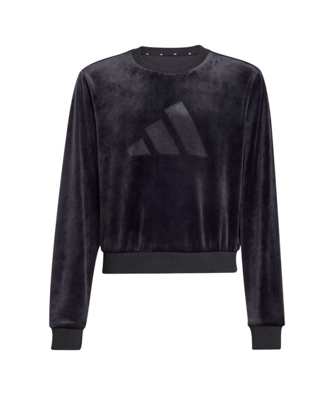 Moletom adidas Jg Hld C Swt Menina Preto