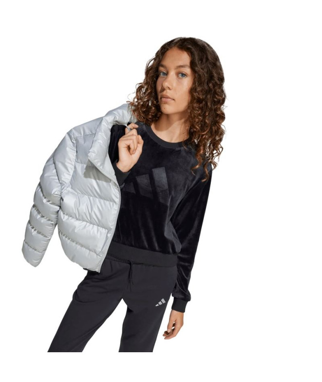 Sweat adidas Jg Hld C Swt Fille Noir