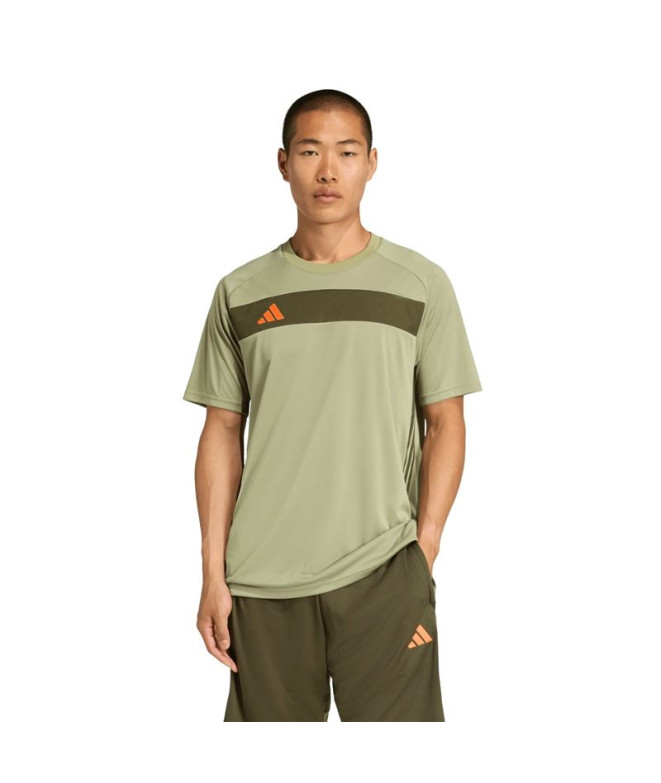 Camiseta de Futebol adidas Tiro Es Jsy Homem Verde