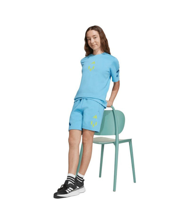 Calça de Futebol adidas Messi Zne Sho Infantil...