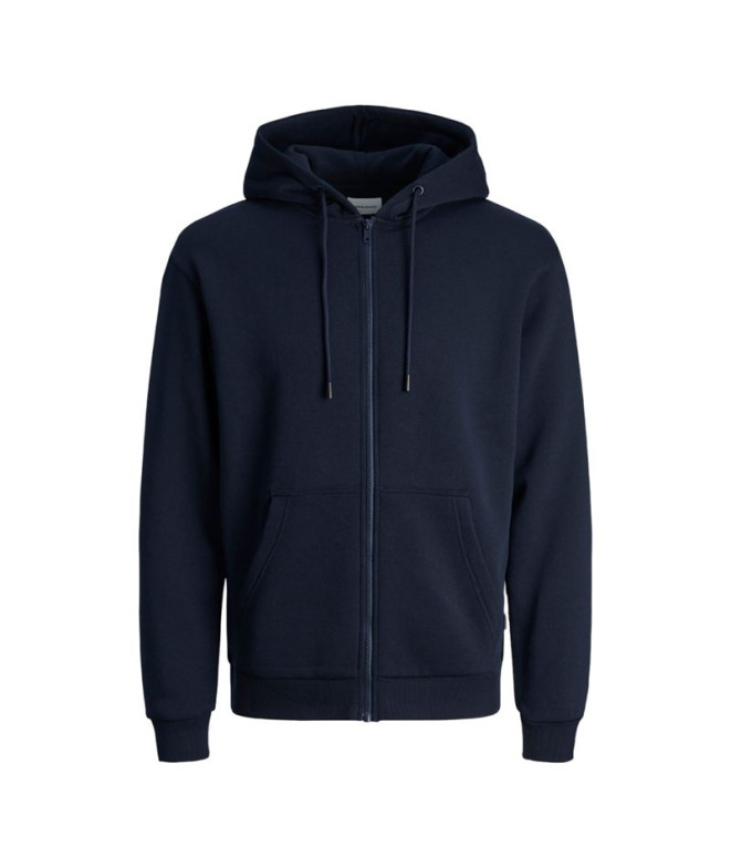 Moletom Jack and Jones Jcofusion Zip Navy...