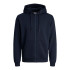 Moletom Jack and Jones Jcofusion Zip Navy Blazer Homem