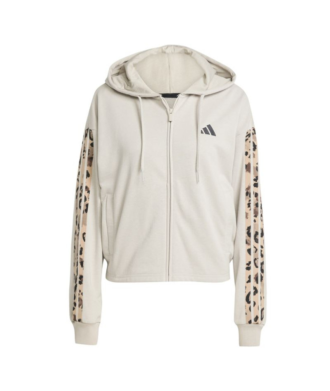 Veste adidas Aop Ft Fz Femme Beige