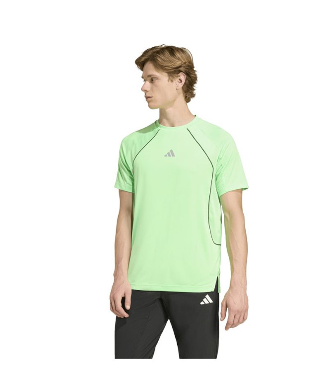 T-shirt de Fitness adidas Tech App Tee Homme Vert
