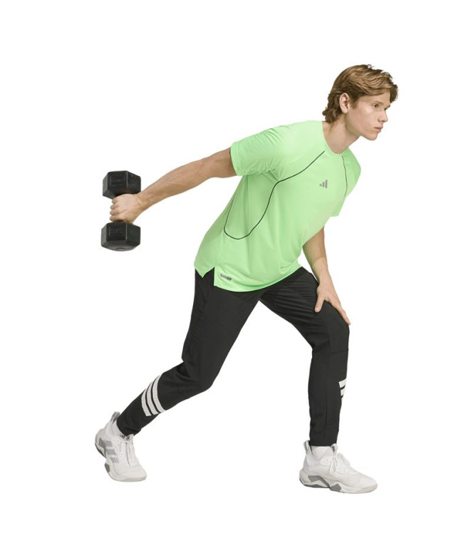 T-shirt de Fitness adidas Tech App Tee Homme Vert